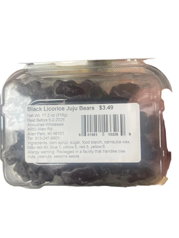 Black Licorice Juju Bears (11.2 oz) - Papaya Express